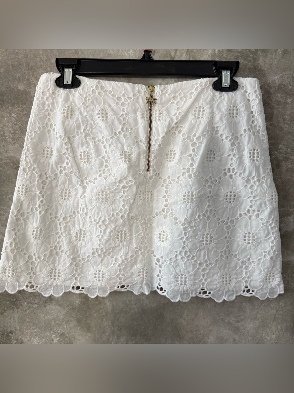 Lilly Pulitzer White Eyelet Lace Mini Skirt (Love 21) - Picture 2 of 8
